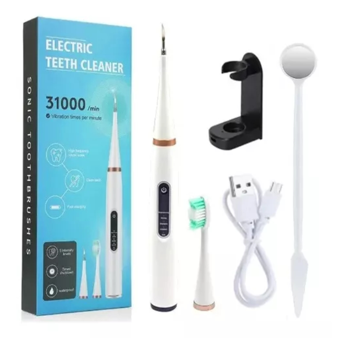 Removedor 31000 De Tártaro Limpeza Dental Elétrico Com Usb