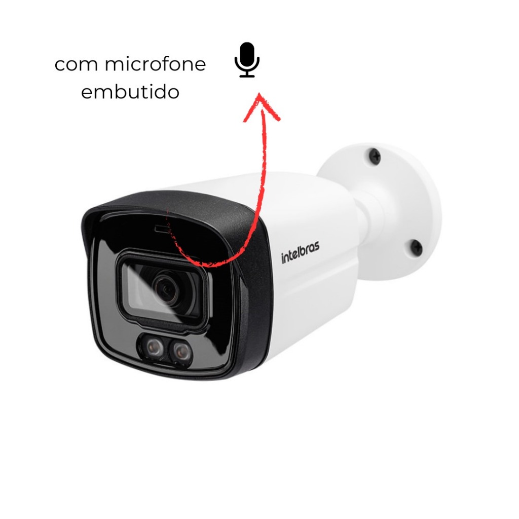 CAMERA INFRA MULTI-HD VHD 3240 IR 40M LENTE 3.6MM FULL COLOR + - INTELBRAS