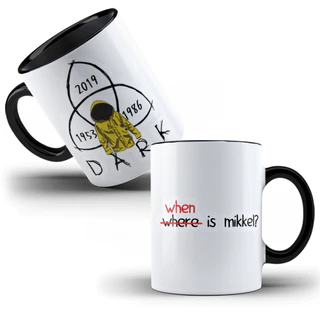 Caneca Porcelana Série Dark - Mikkel