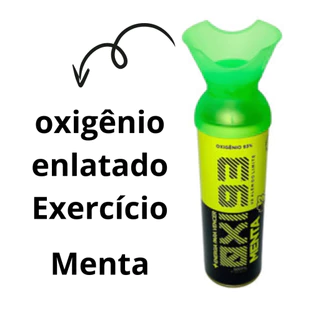 Oxigênio Menta 93% Ar Natural Enlatado Biocare