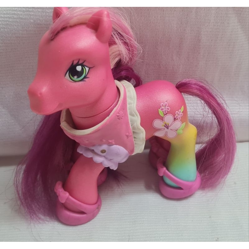 My Little Pony G3 Hasbro Cheerilee usada com detalhe na crina