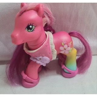 My Little Pony G3 Hasbro Cheerilee usada com detalhe na crina