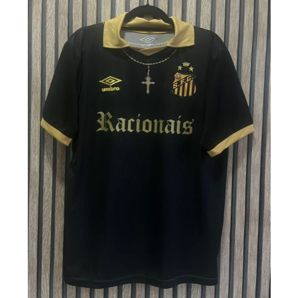 Camisa Santos FC Racionais Black - Dry Fit | Novidade Exclusiva - Envio ...