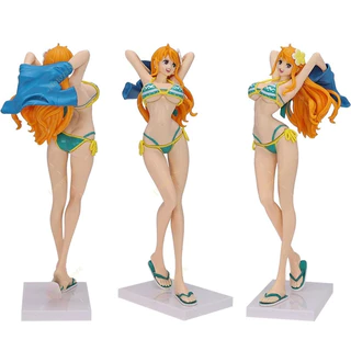 Action Figure Nami, Traje de Praia - One Piece 21cm