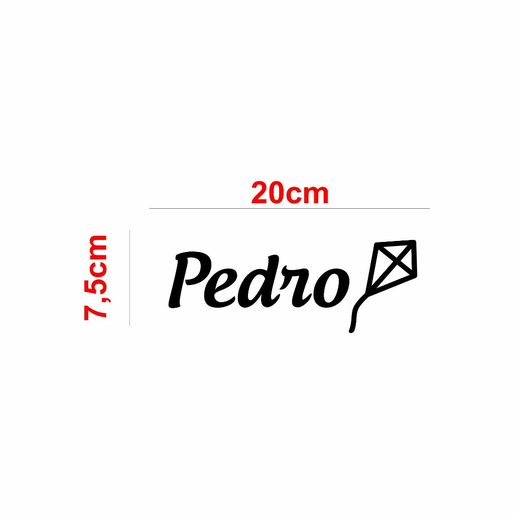 Adesivo Nomes Pedro Personalizado | Shopee Brasil