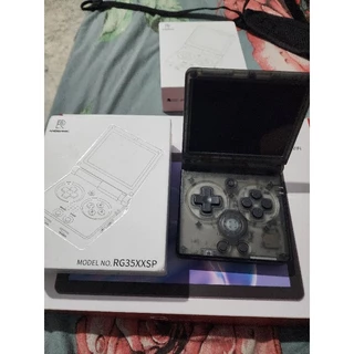 Anbernic RG35XXSP - 64GB - Prata ou Preto Translúcido
