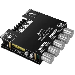 ZK-MT21 Estéreo Placa Amplificador 2.1 Bluetooth 200w Rms 2x 50W+100W