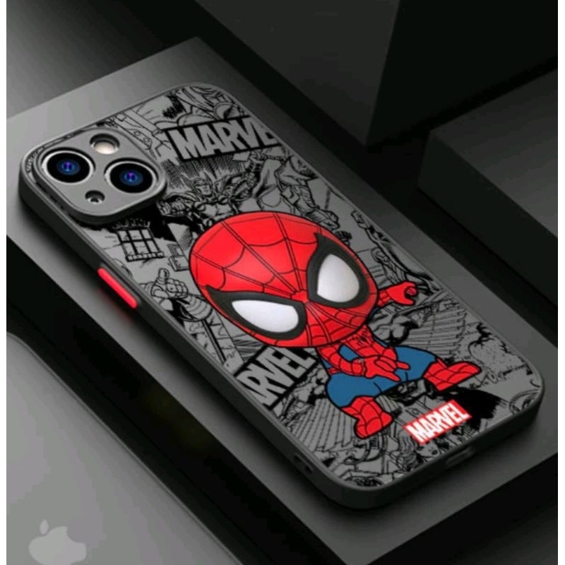 CAPA CASE DE SILICONE PERSONALIZADA HOMEM ARANHA, MARVEL IPHONE XR, 11, 11 PRO, 12, 13