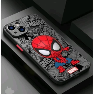 CAPA CASE DE SILICONE PERSONALIZADA HOMEM ARANHA, MARVEL IPHONE XR, 11, 11 PRO, 12, 13
