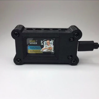 Nerdminer v2 Tela Oled clock/ solo de loteria Bitcoin