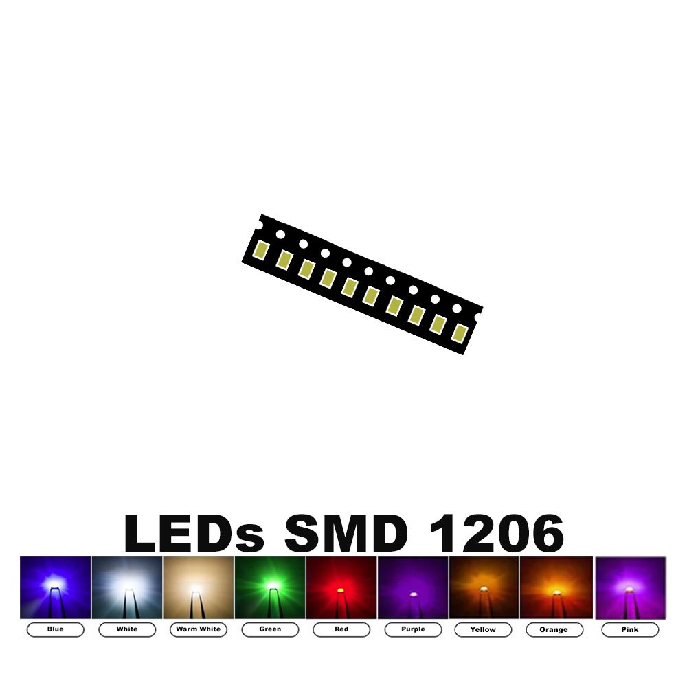 LEDs SMD 1206 (10 Unidades) | Shopee Brasil