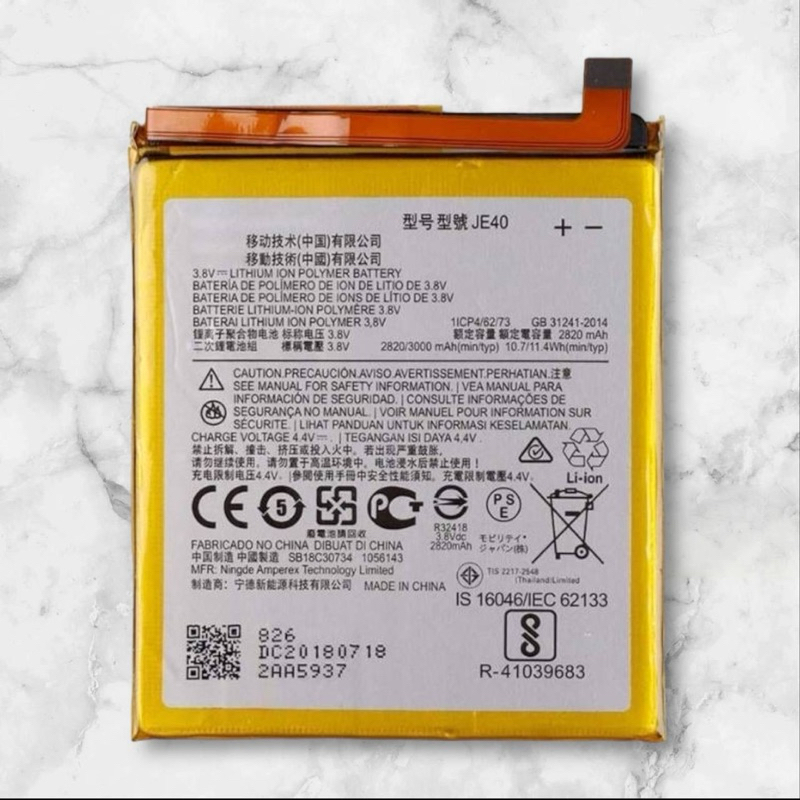 Bat JE40 compativel com XT1941 / G7 play XT1952