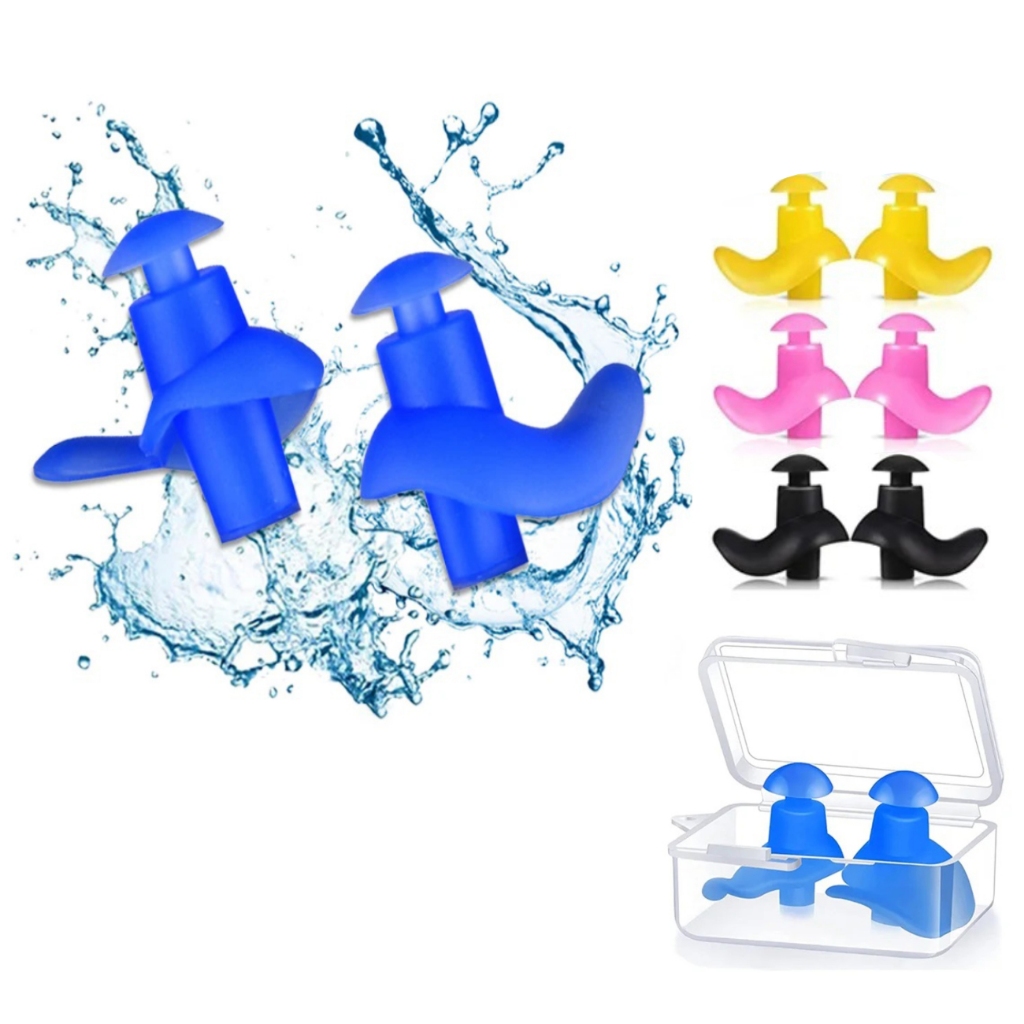 Tampão De Ouvido Protetor Auricular Natação Auditivo Natação | Shopee ...