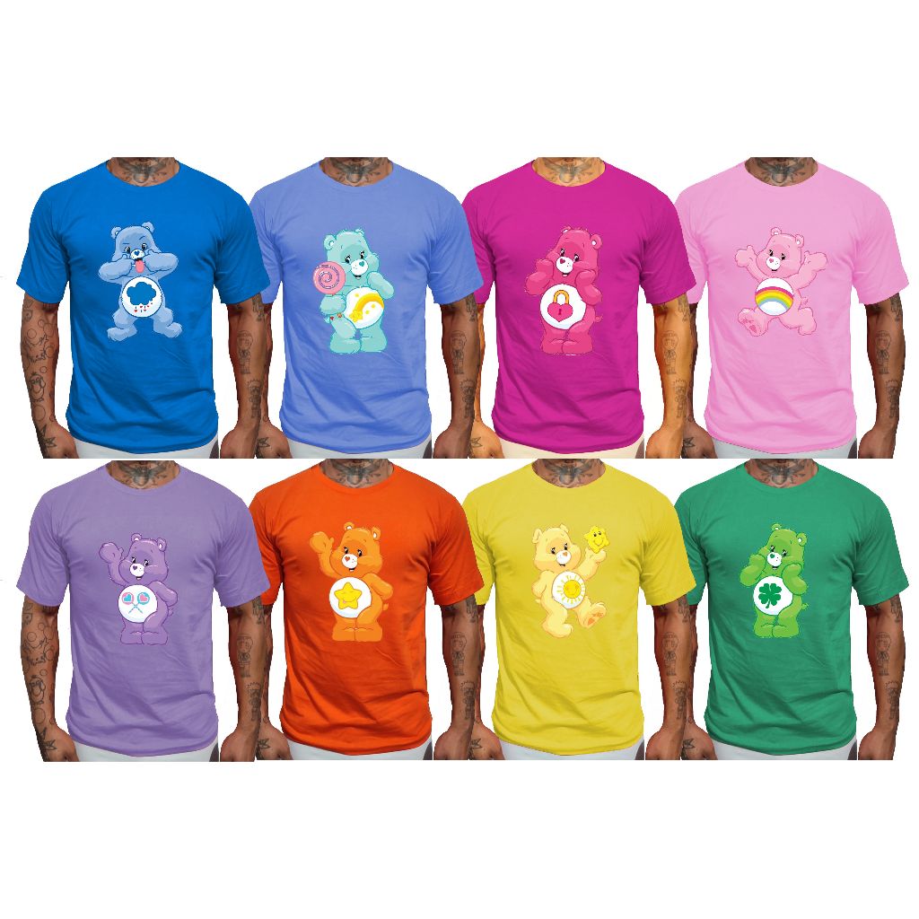 Camiseta Ursinhos Carinhosos Personagens | Shopee Brasil