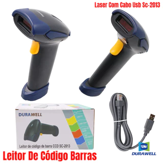Leitor De Código Barras Durawell Laser Com Cabo Usb Sc-2013