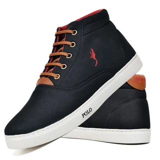 Sapatenis Masculino Tenis Casual Cano Alto Botinha Super Confortável Versatilidade com qualquer look