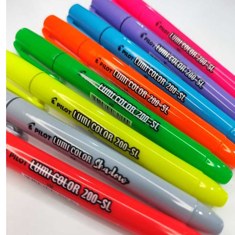 KIT 8 cores - Marca Texto Lumi Color Pilot | Shopee Brasil