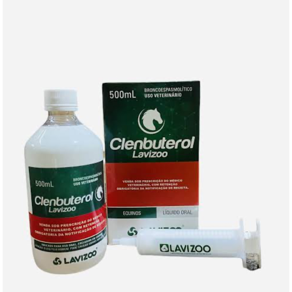 LAVIZOO CLENBUTEROL 500ML - USO VETERINÁRIO