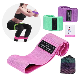 Kit 3 Faixas Elásticas 3 Intensidades Super Bands Fitness Hip Band Academia Faixa de Resistência