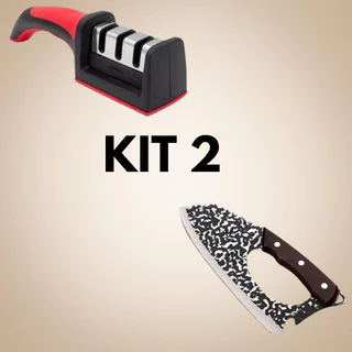 Kit Cutelo/Amolador/Tesoura Cozinha - FSH 123