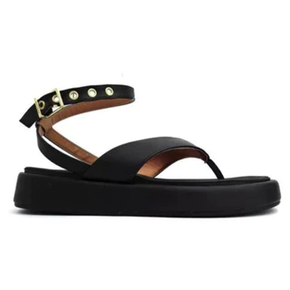 Sandália Feminina Dedo Papete Chinelo Tiras Flat Vizzano 6506103