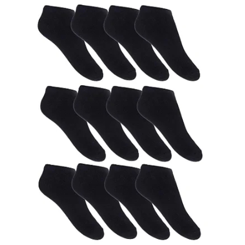 Kit de Meias Soquete Unissex 6 pares