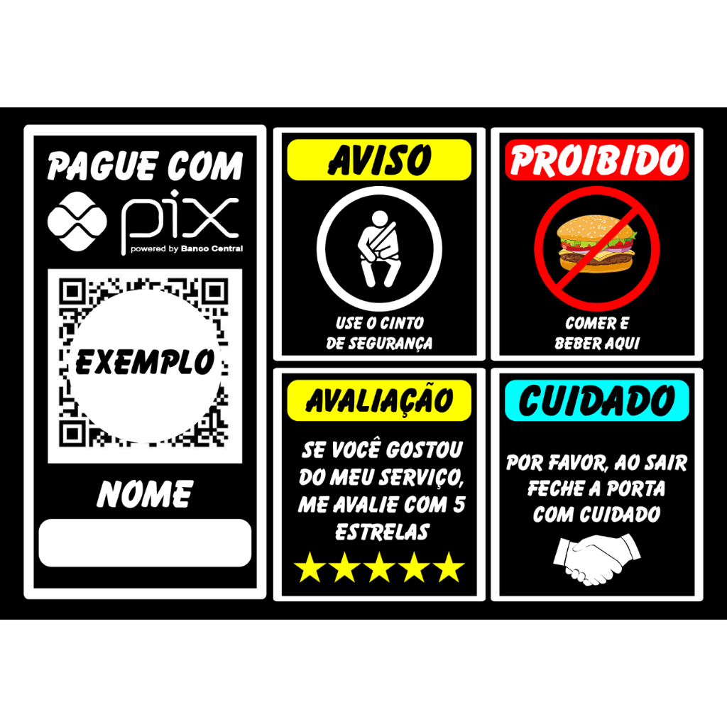 Placa Uber, 99, Taxi Aplicativo de transporte MDF 28x20