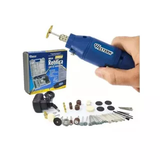 MICRO RETIFICA SEM FIO 62 ACESSORIOS BIVOLT 3,6V NA MALETA