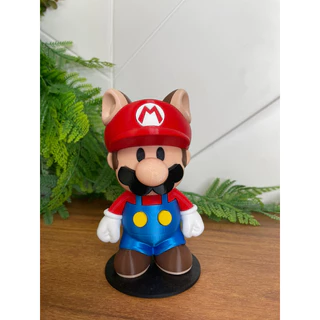 Super Mario tanooki, action figure, super Mario bros, boneco toy