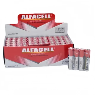 Pilha PALITO AAA CAIXA Com 60 Unidades ALFACELL Excelente Durabilidade Imperio
