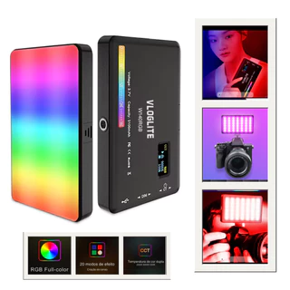 Luz Led W140 RGB Fotografia Filmagem Make-up Vídeo Conferencia Iluminação Profissional
