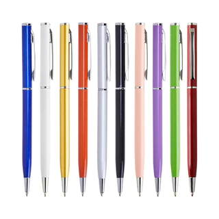 Kit 20 Unidades Canetas Metálicas