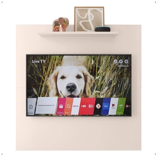 painel para tv com prateleira e organizador de fios painel para tv 32 painel suspenso para tv em Oferta na Shopee