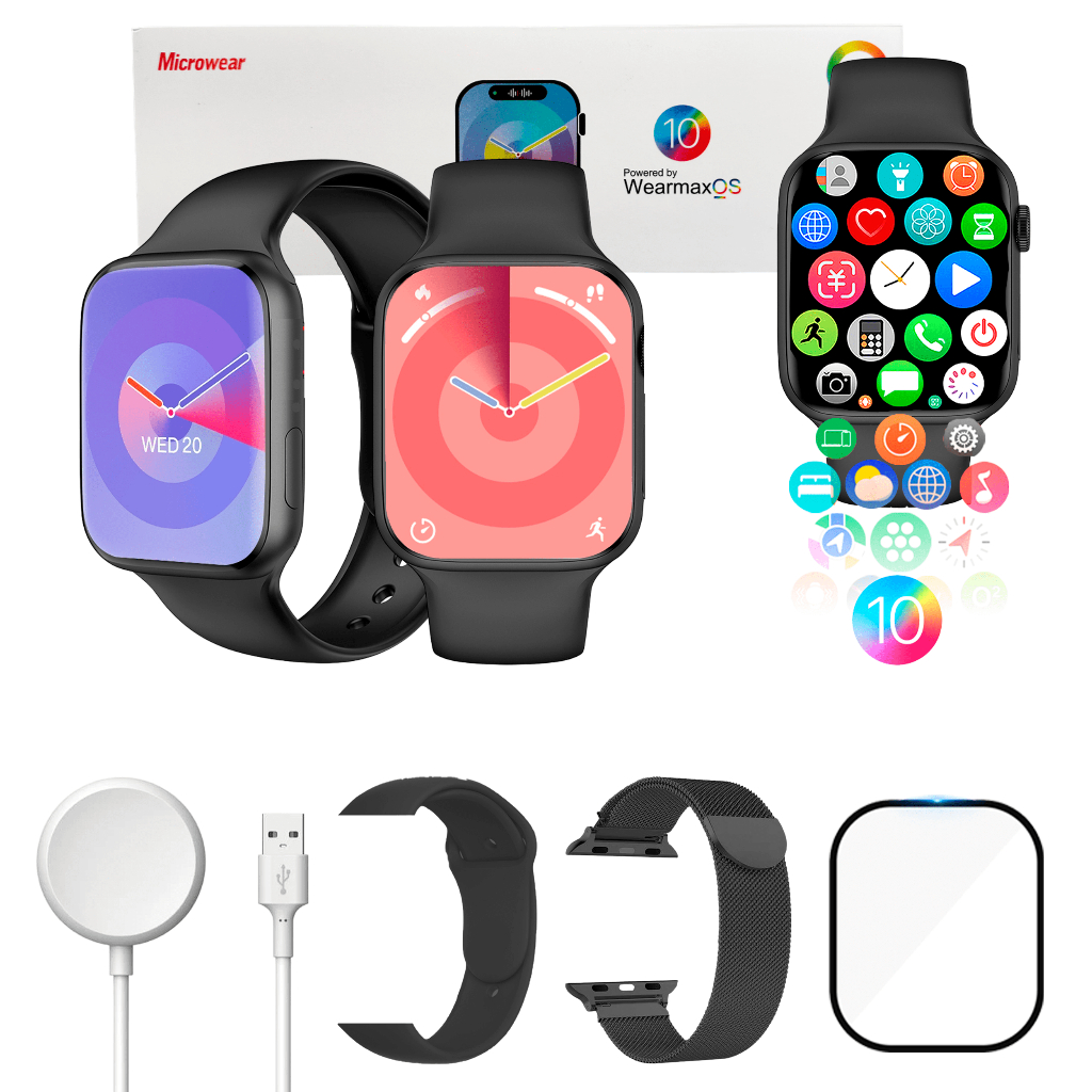 Relógio Smartwatch W99+ Plus Serie 10 Amoled Chat GPT 45mm Ilha ...