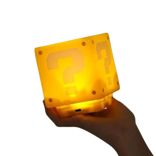 Luminária Bloco - Super Mario