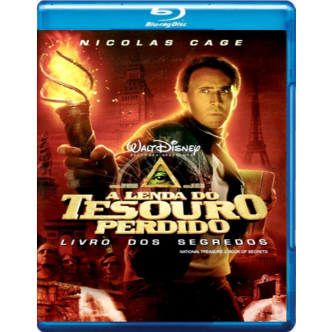 Blu- ray Filme A Lenda do Tesouro Perdido 2: Livro dos Segredos Dublado ...