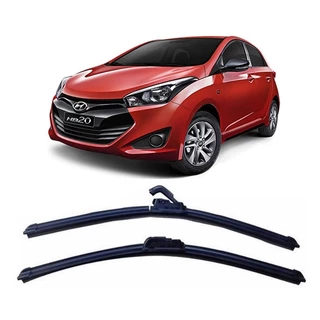 Par de Palhetas para Limpador de Parabrisa Dianteiro para Hb20 2013 2014 2015 2016 2017 2018 2019 em Oferta na Shopee