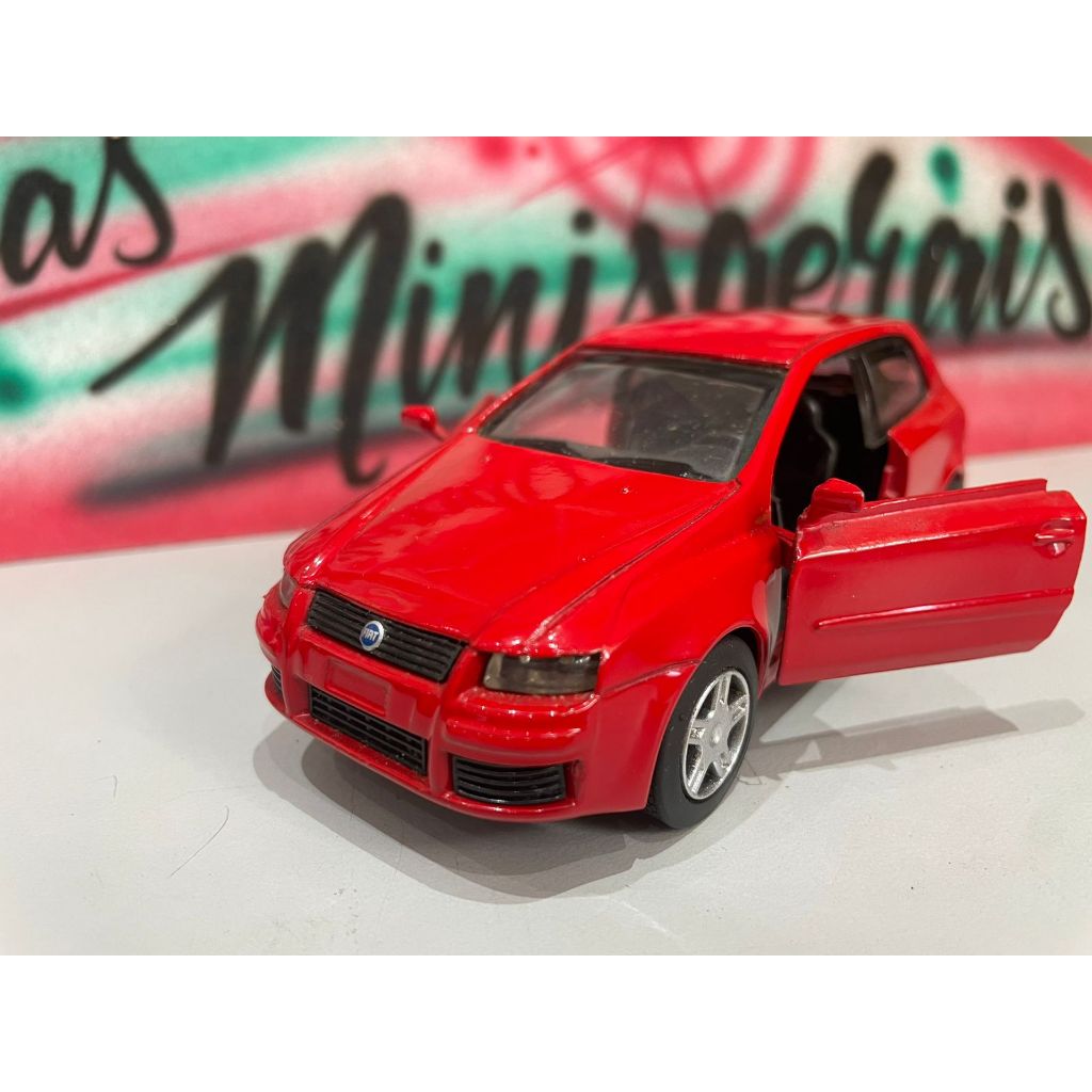 Miniature Norev Fiat Stilo Scylia Rouge - Échelle 1/43 - Année 2005 - France