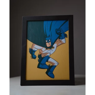 Quadro Moldura Poster Decorativo A4 21x30 Batman DC Comics