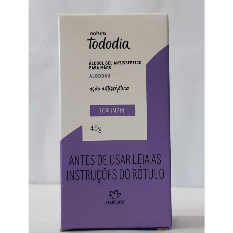 Álcool gel algodão 45g Validade 09/2024 | Shopee Brasil