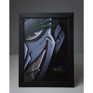 Quadro Moldura Poster Decorativo A4 21x30 Joker Coringa Batman DC Comics