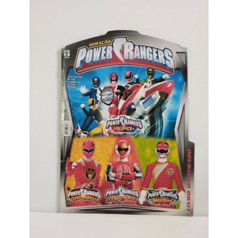 Álbum Geração Power Rangers 2007 (ótimo estado) | Shopee Brasil