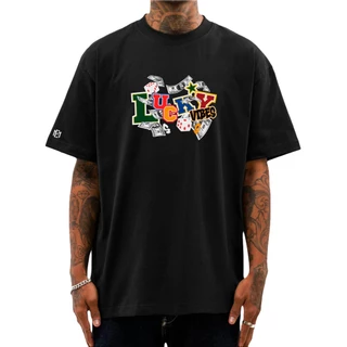 Camisa Larga Trap Streetwear Mafiaclub Lucky Vibes Algodão Premium