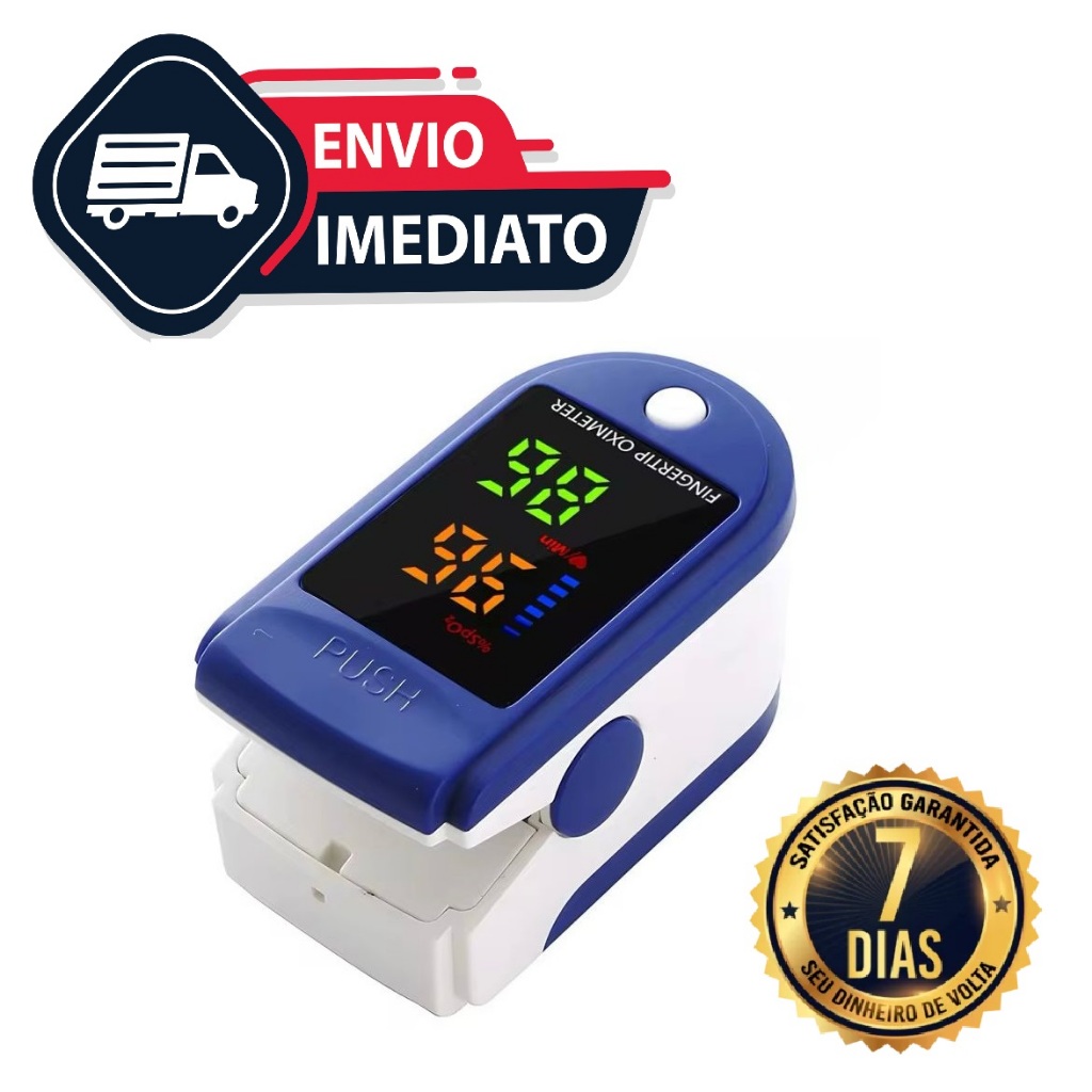 Oxímetro de Dedo Portátil Digital Led Envio Imediato Alta Qualidade Médico