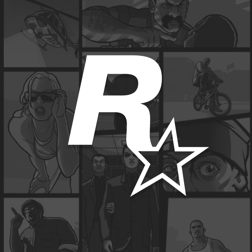 Adesivo Rock Star Game R Estrela Carro Automotivo