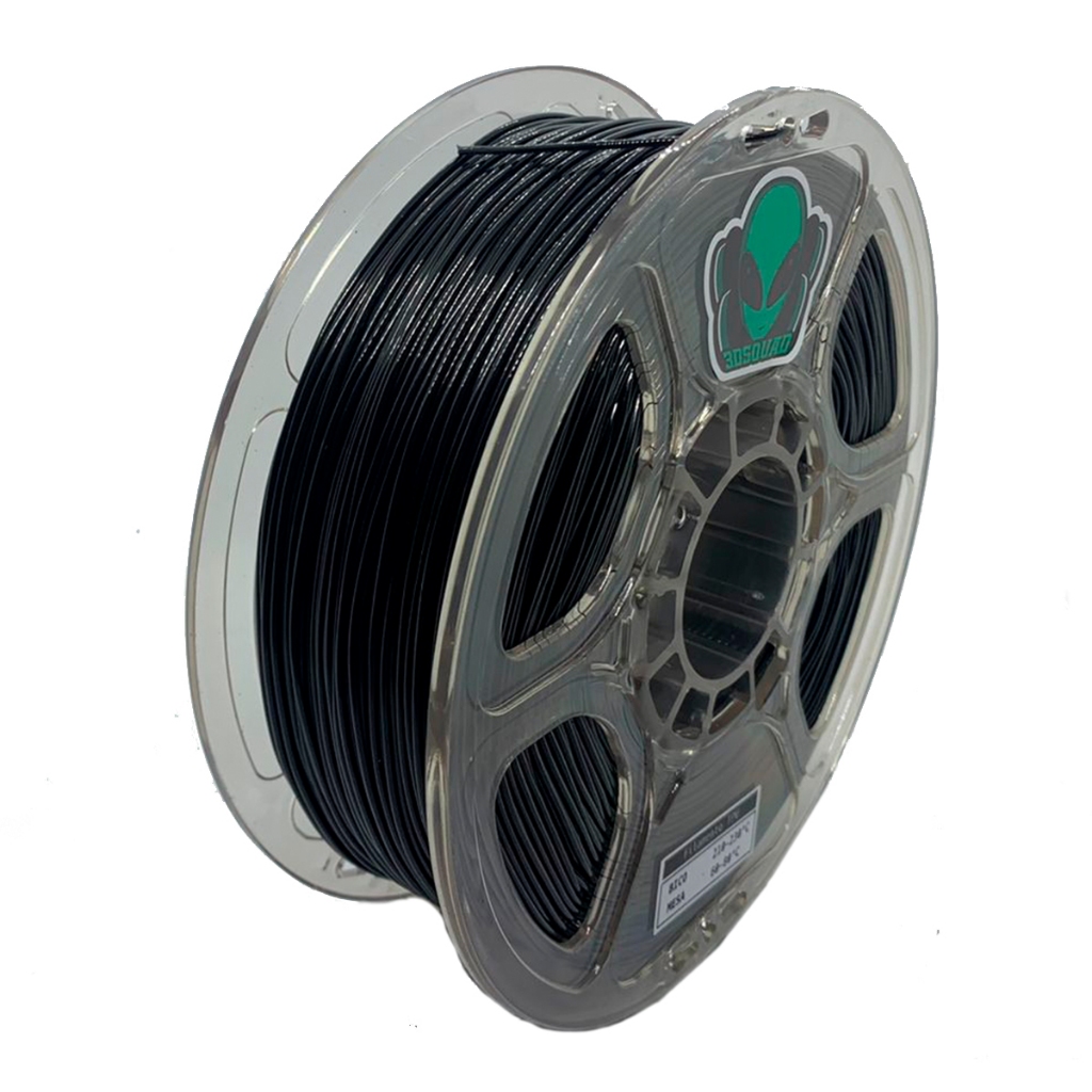 Filamento TPU PRETO 98A 1kg Impressão 3d