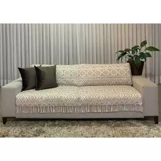 Manta Para Sofá e Cama 100% Algodão 1,50m Altura x 1,80m Largura Capa Decorativa Colcha Coberta