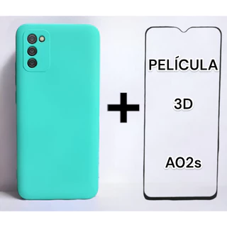 Kit capa capinha case Samsung GALAXY A02s + Pelicula 3D