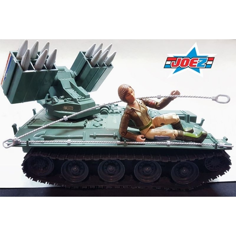 Comandos em Ação Gi joe cabo 3d tanque lança foguetes wolverine