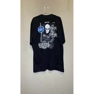 Camiseta Masculina Oversized Wanted Classic Fit "preta"- Chaves e segredos (preta)